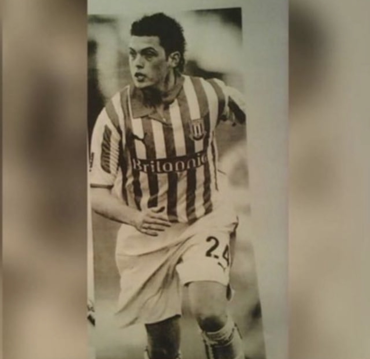 Short career in professional football
